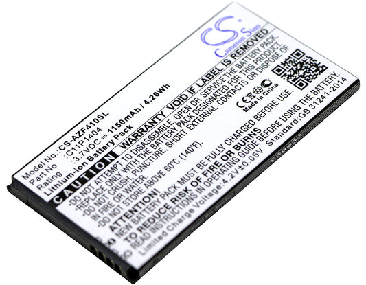 Replacement Battery for Asus ZenFone 4 PF400CG – Mobile, SmartPhone – 1150mAh / 3.7V