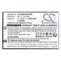 Replacement Battery for INTEK KT-950EE – 1200mAh / 4.44Wh