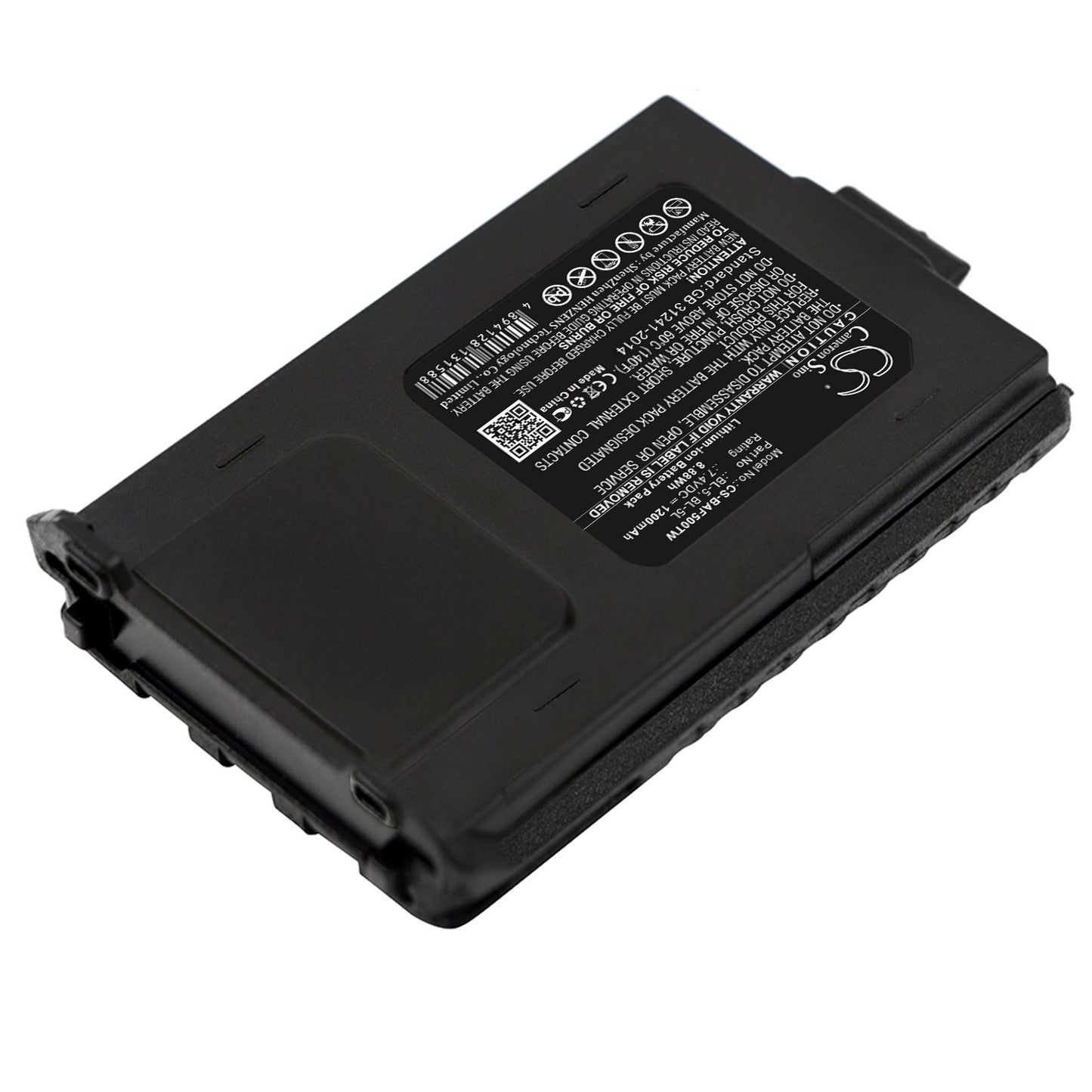 Replacement Battery for Baofeng  BF-F8 PLUS – Two-Way Radio – 1200mAh / 8.88Wh / 7.4V