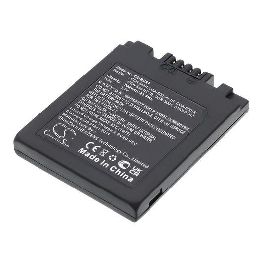 Replacement Battery for Panasonic | Leica Lumix DMC-F1 – Camera – 700mAh / 3.7V
