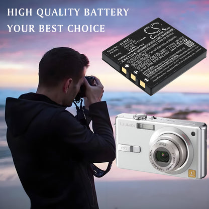 Replacement Battery for Panasonic Lumix DMC-FX2 – Camera – 710mAh / 3.7V