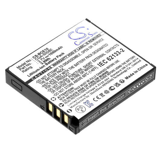 Replacement Battery for Leica  C-LUX 2 – Camera – 1050mAh/3.9Wh / 3.7V