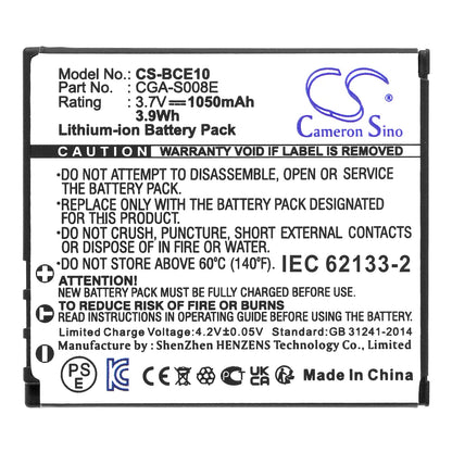 Replacement Battery for Leica  C-LUX 2 – Camera – 1050mAh/3.9Wh / 3.7V