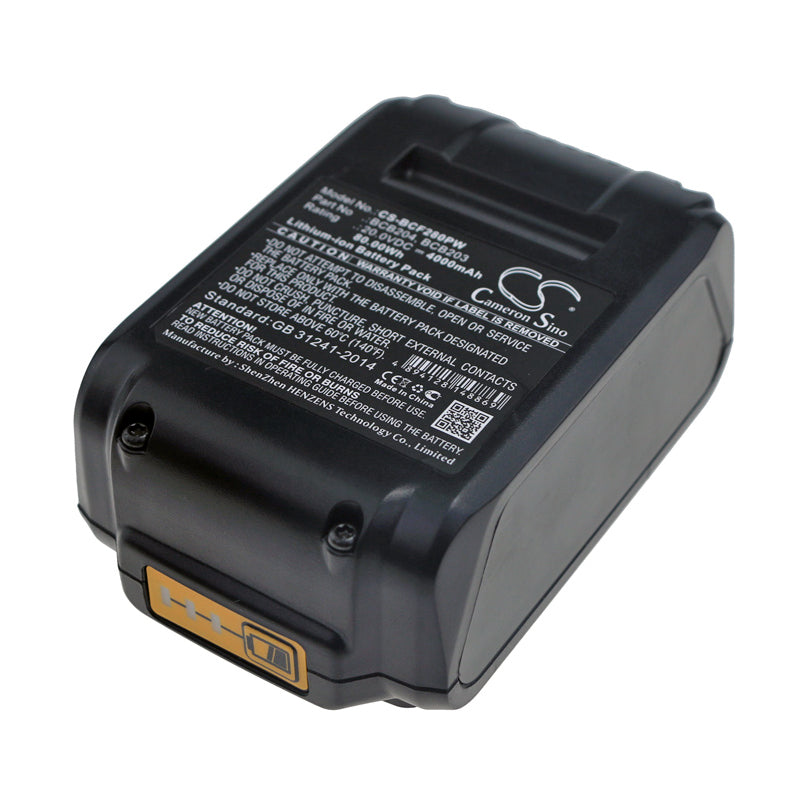 Replacement Battery for Bostitch  15 GA FN ANGLED FINISH NAILER  – Power Tools – 4000mAh / 80.00Wh / 20.0V