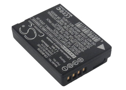 Replacement Battery for Panasonic  Lumix DMC-3D1 – Camera – 890mAh/3.29Wh / 3.7V