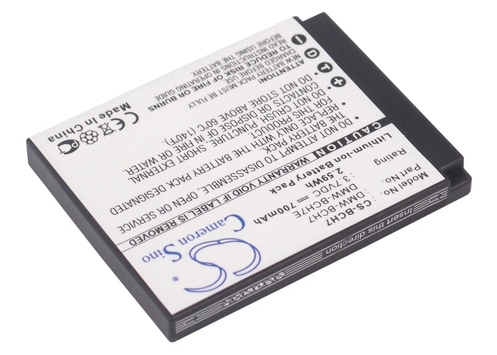 Replacement Battery for Panasonic Lumix DMC-FP1 – Camera – 690mAh / 3.7V - image 2