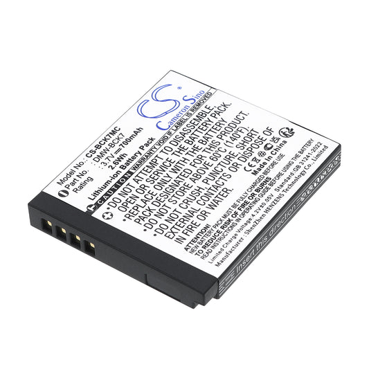 Replacement Battery for Panasonic Lumix DMC-S3 – Camera – 700mAh / 3.7V