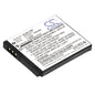 Replacement Battery for Panasonic  Lumix DMC-F5 – Camera – 600mAh/2.22Wh / 3.7V