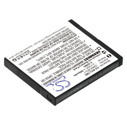 Replacement Battery for Panasonic  Lumix DMC-F5 – Camera – 600mAh/2.22Wh / 3.7V