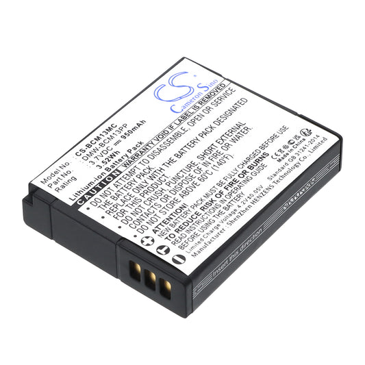 Replacement Battery for Panasonic Lumix DMC-TZ41 – Camera – 950mAh / 3.7V