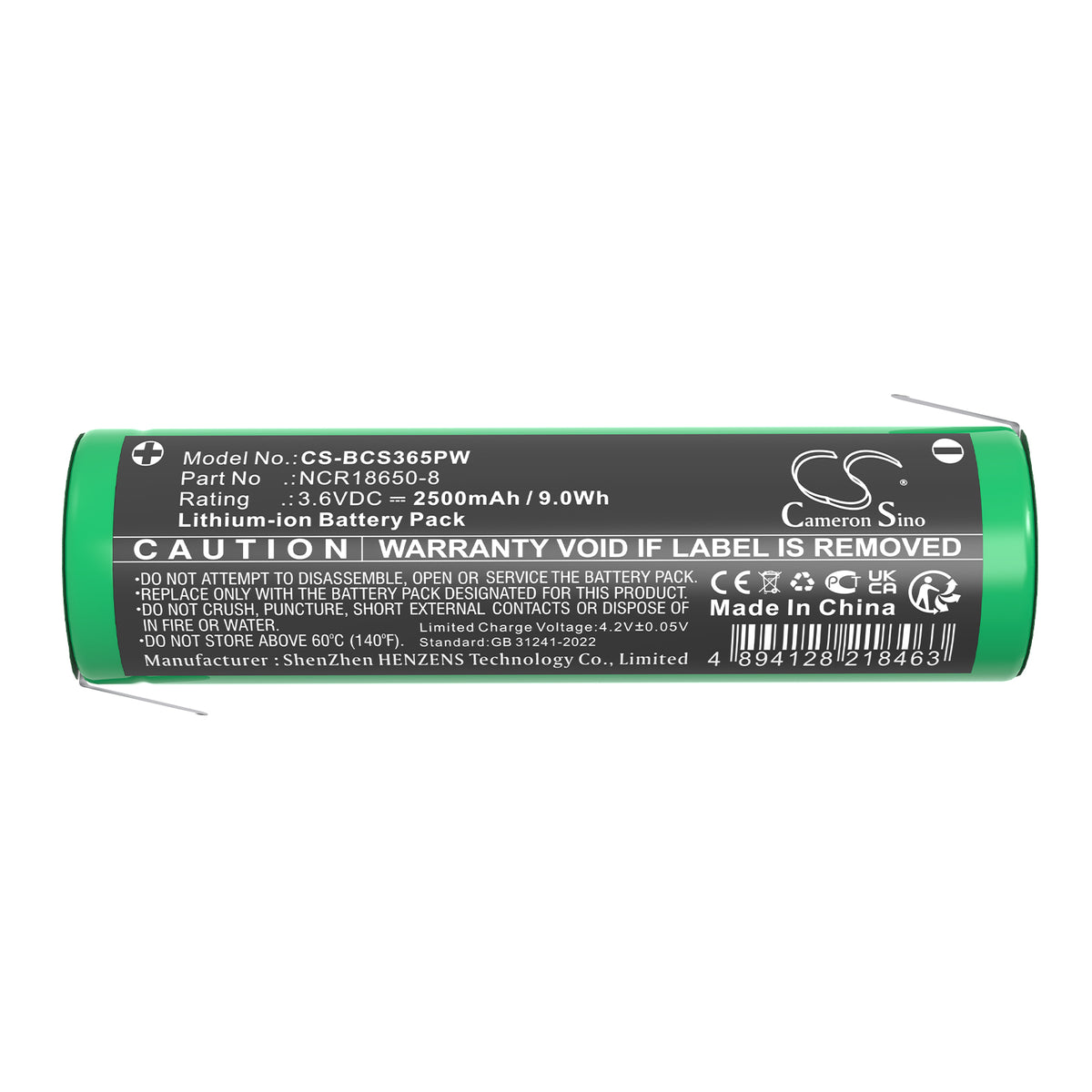Replacement Battery for Black & Decker BDCS40G Type 1 – Power Tool – 2500mAh / 3.6V