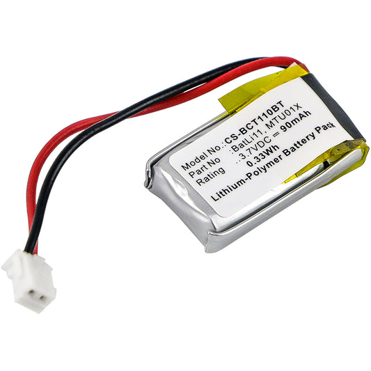 Replacement Battery for Daitem | Diagral | intercom | Logisty Logisty-Diagral-Hager D5142 – Alarm System – 90mAh / 3.7V
