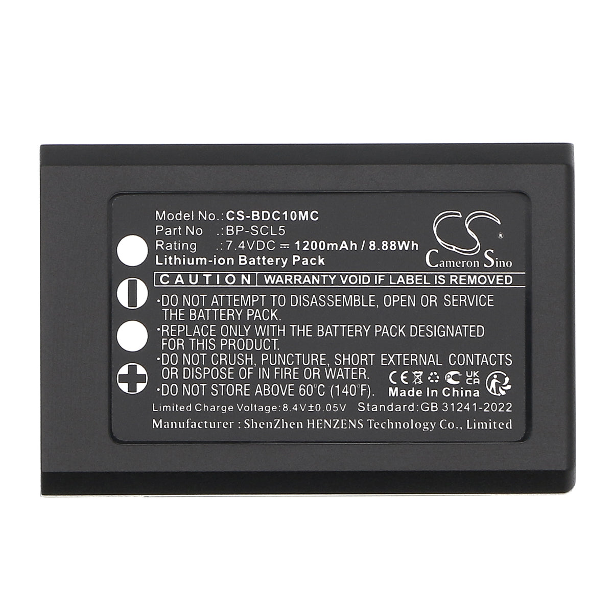 Replacement Battery for Leica M10 – Camera – 1200mAh / 7.4V
