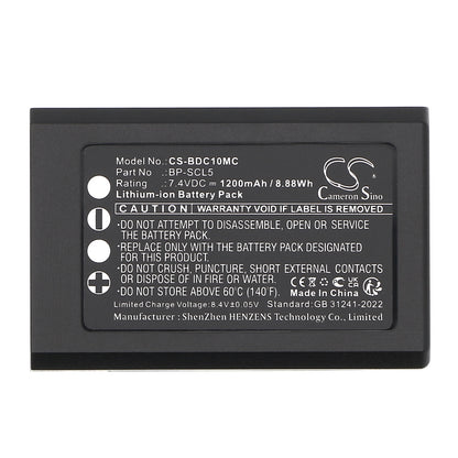 Replacement Battery for Leica M10 – Camera – 1200mAh / 7.4V