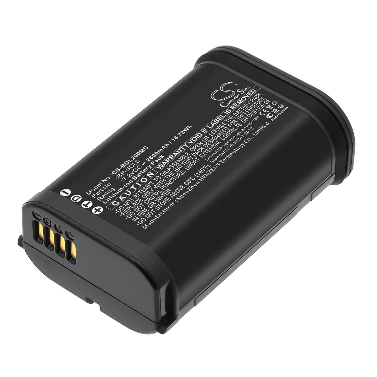 Replacement Battery for Leica Q2 – Camera – 2600mAh / 7.2V