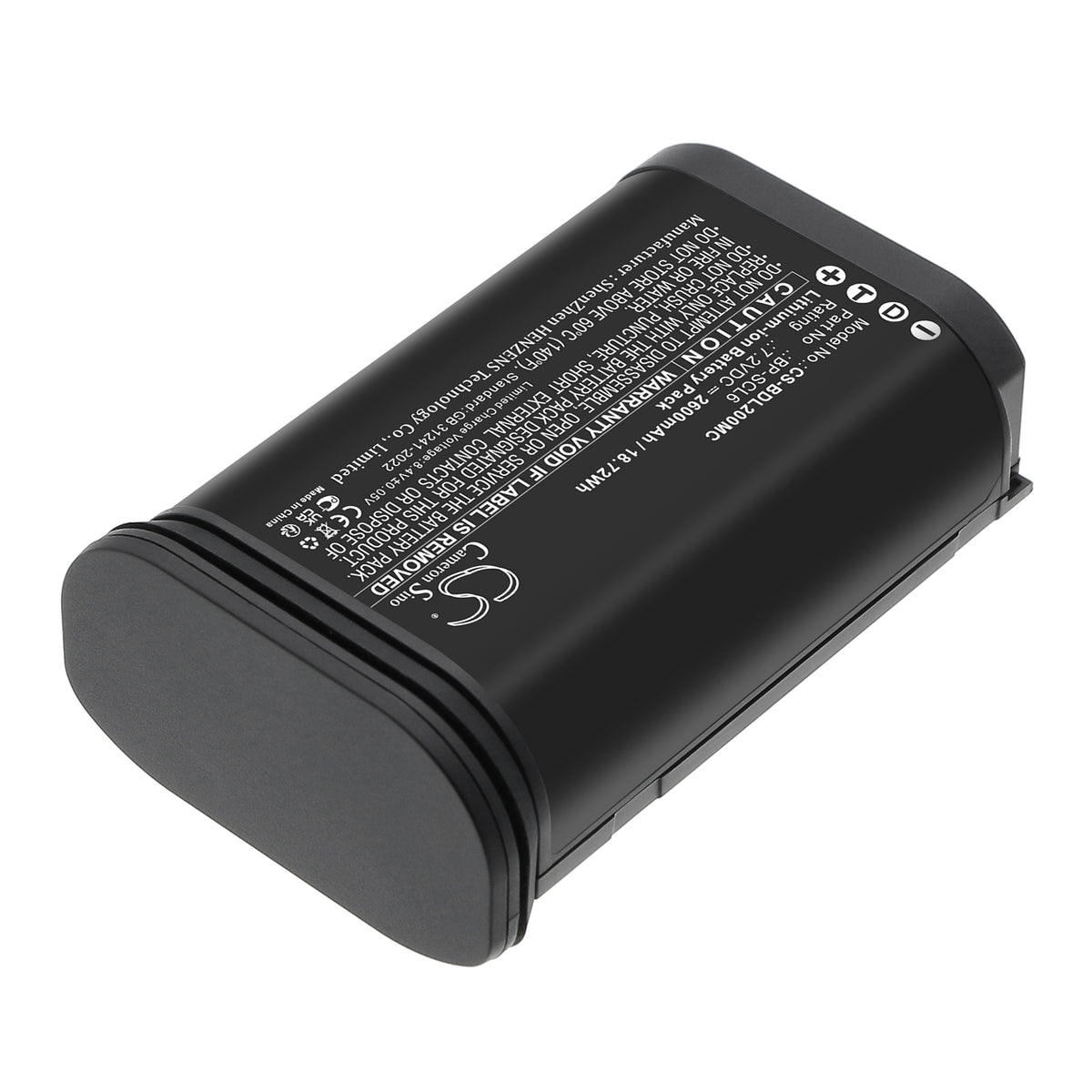 Replacement Battery for Leica Q2 – Camera – 2600mAh / 7.2V