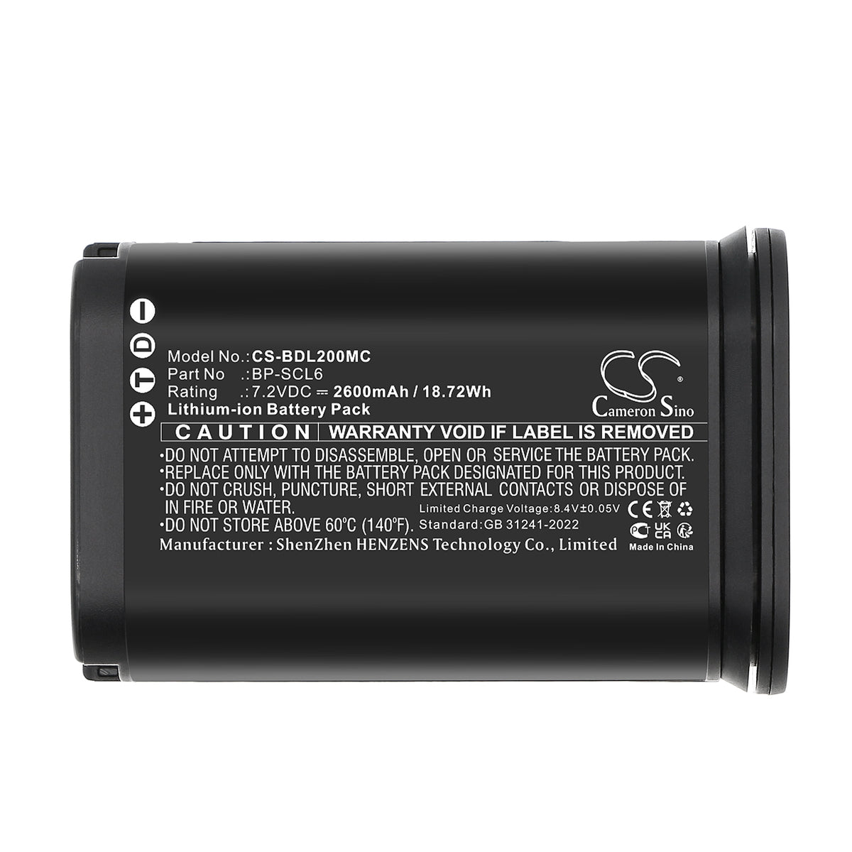 Replacement Battery for Leica Q2 – Camera – 2600mAh / 7.2V