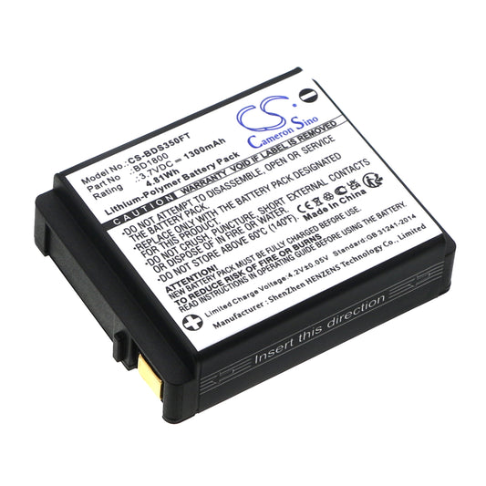 Replacement Battery for Nitecore | Coast | Black Diamond UT27 – Flashlight – 1300mAh / 3.7V