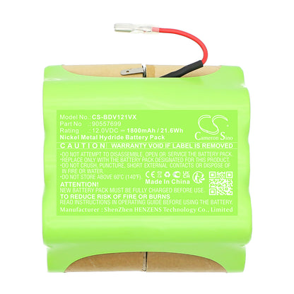 Replacement Battery for Black&Decker PHV1210 – Power Tool – 1800mAh / 12V
