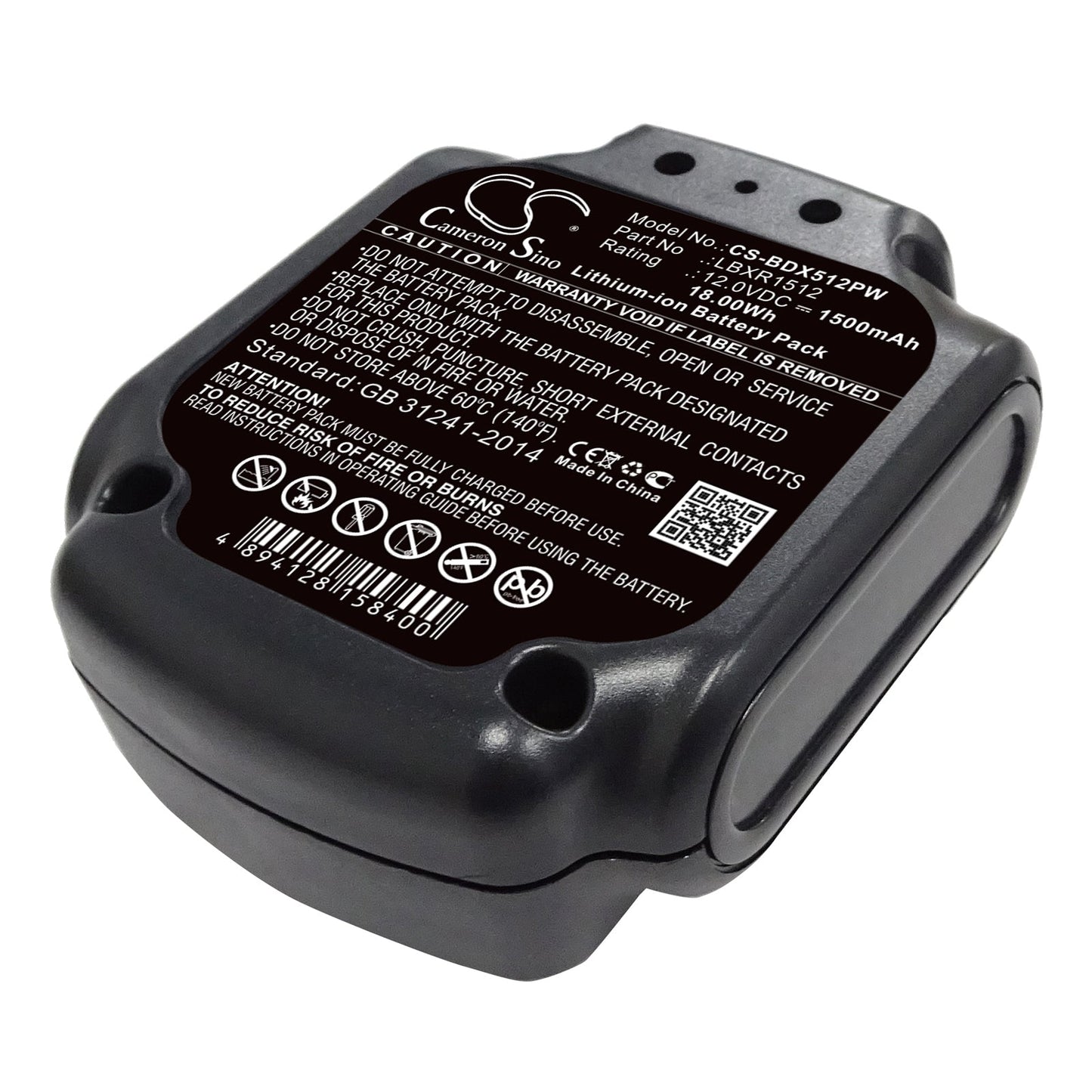Replacement Battery for Black & Decker  BDCD112 – Power Tools – 1500mAh / 18.00Wh / 12.0V