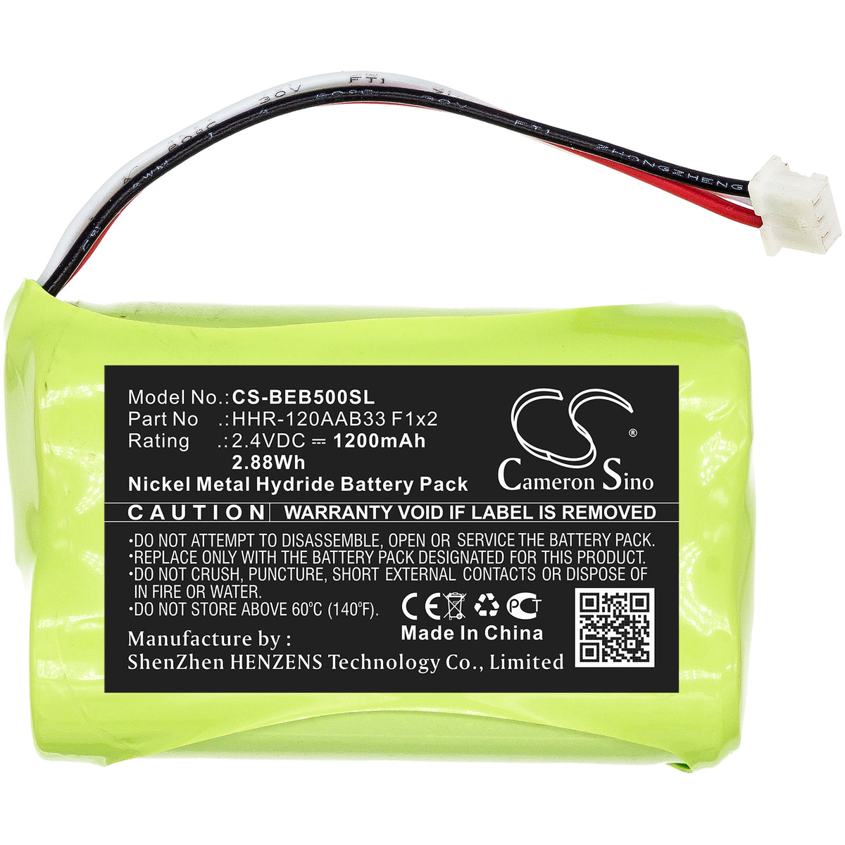 Replacement Battery for Bang & Olufsen Beo5 – Remote Control – 1200mAh / 2.4V
