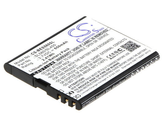 Replacement Battery for Bea-fon SL560 – Mobile, SmartPhone – 650mAh / 3.7V