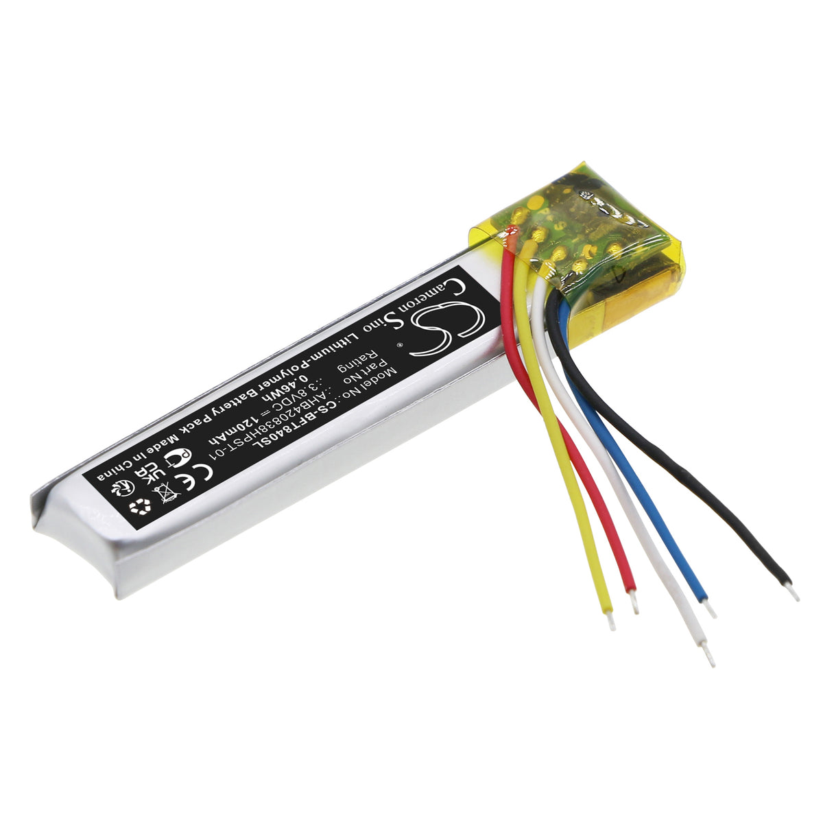 Replacement Battery for Bose Frames Alto – 3D Glasses – 120mAh / 3.8V