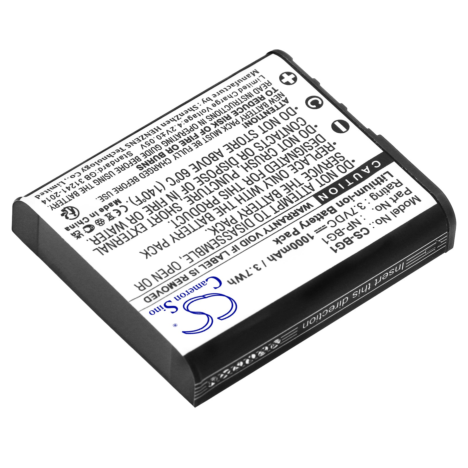 Replacement Battery for Sony Cyber-shot DSC-T20/B – Camera – 1000mAh / 3.7V - image 2
