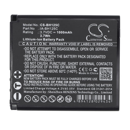 Replacement Battery for Samsung HMX-R10 – Camera – 1000mAh / 3.7V