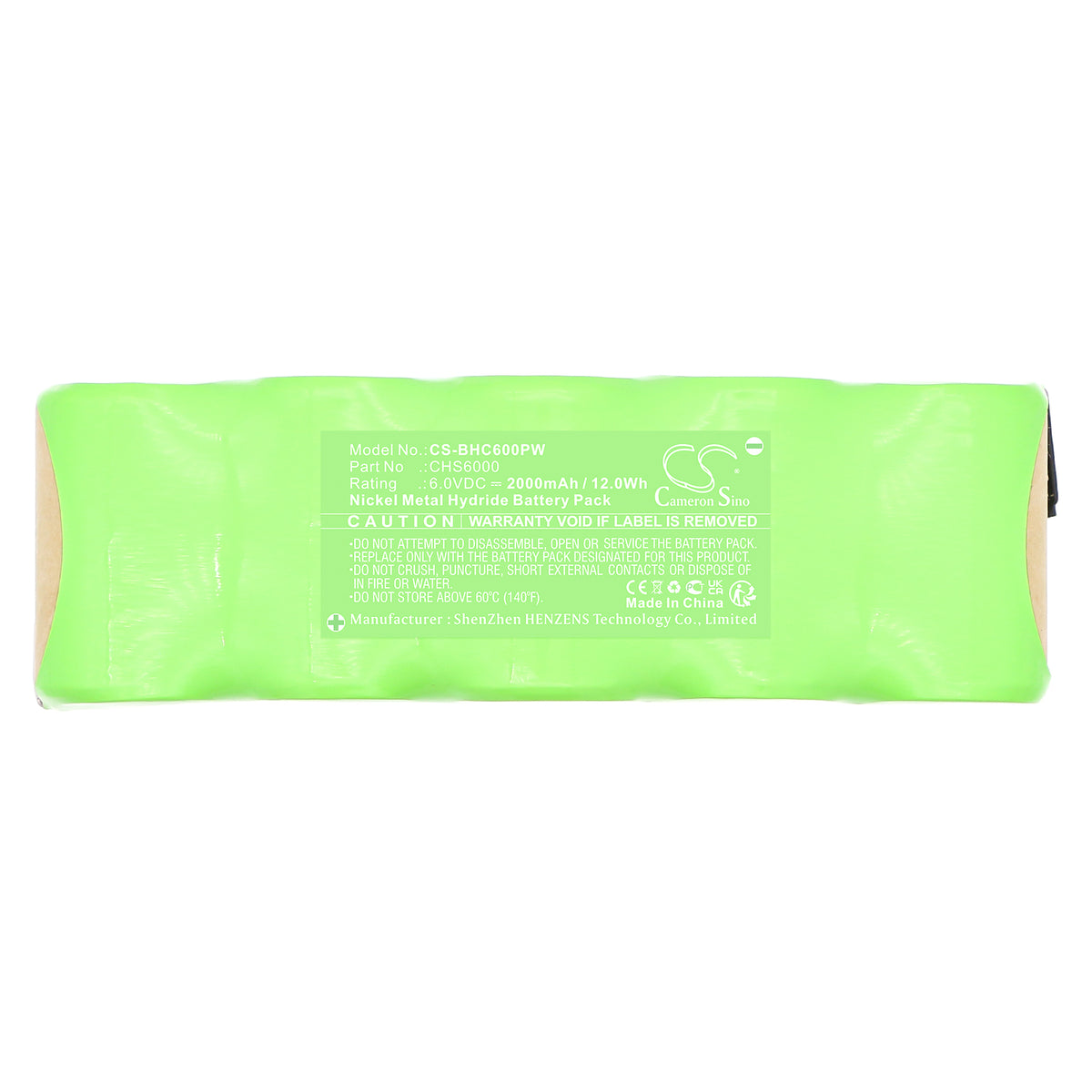 Replacement Battery for Black & Decker CHS6000 – Power Tool – 2000mAh / 6V