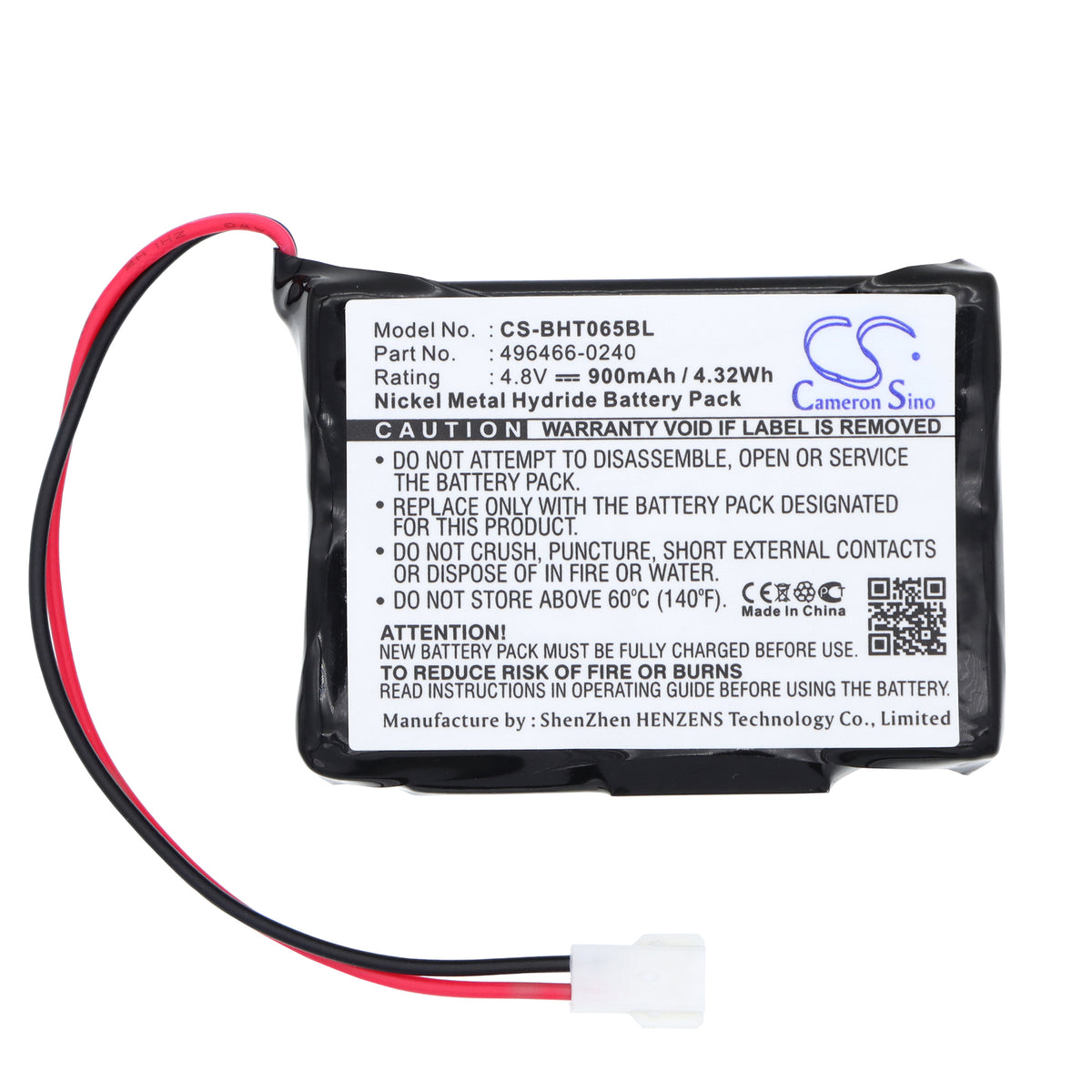 Replacement Battery for Denso BHT-2065 – Barcode Scanner – 900mAh / 4.8V