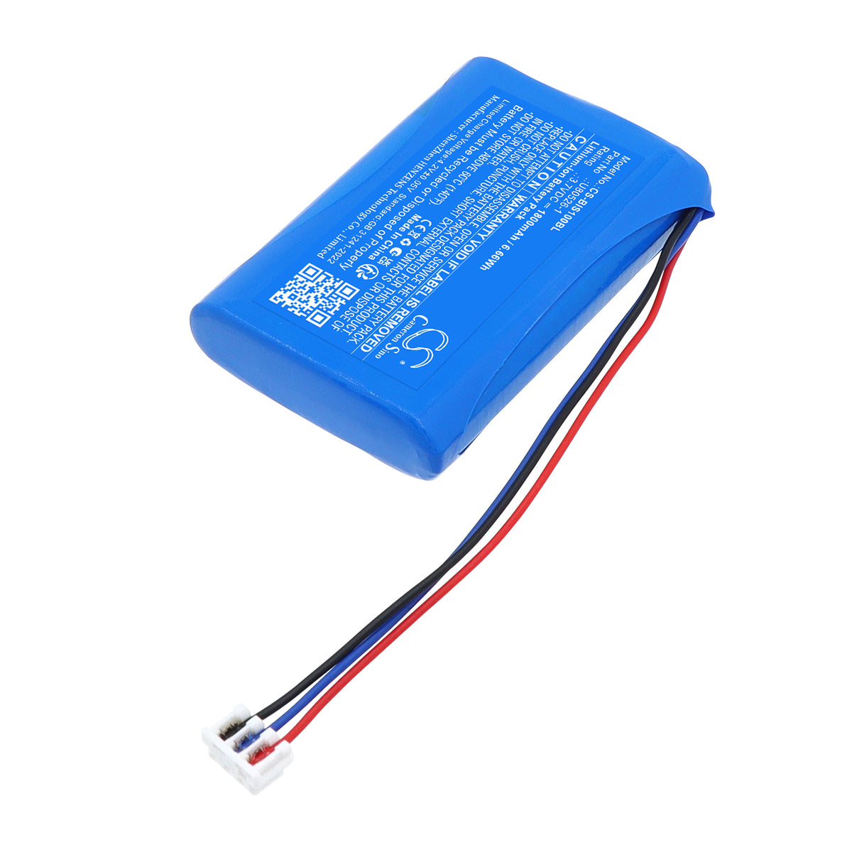 Replacement Battery for Tyro Indus 1S Wireless E-stop – Crane Remote Control – 1800mAh / 3.7V