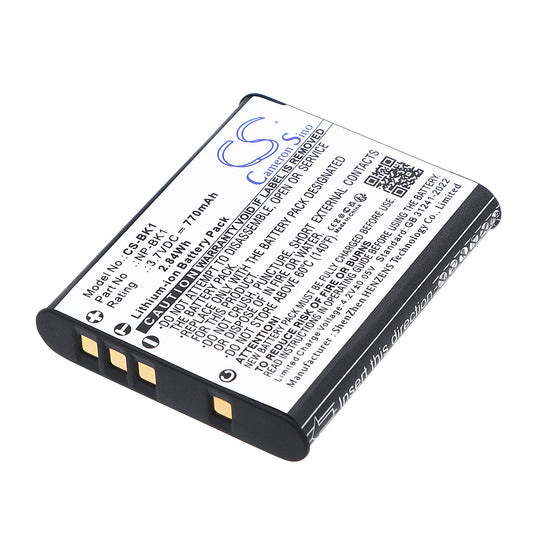 Replacement Battery for Sony CyberShot DSC-S750 – Camera – 770mAh / 3.7V