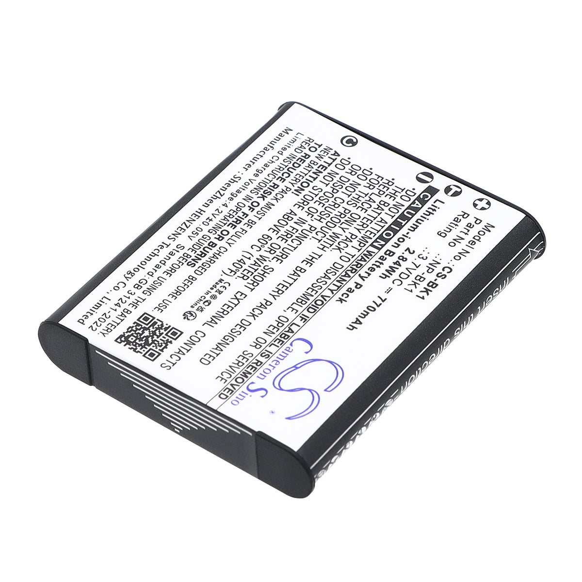 Replacement Battery for Sony CyberShot DSC-S750 – Camera – 770mAh / 3.7V