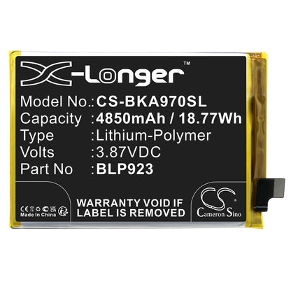 Replacement Battery for Vivo A97 5G – Mobile, SmartPhone – 4850mAh / 3.87V