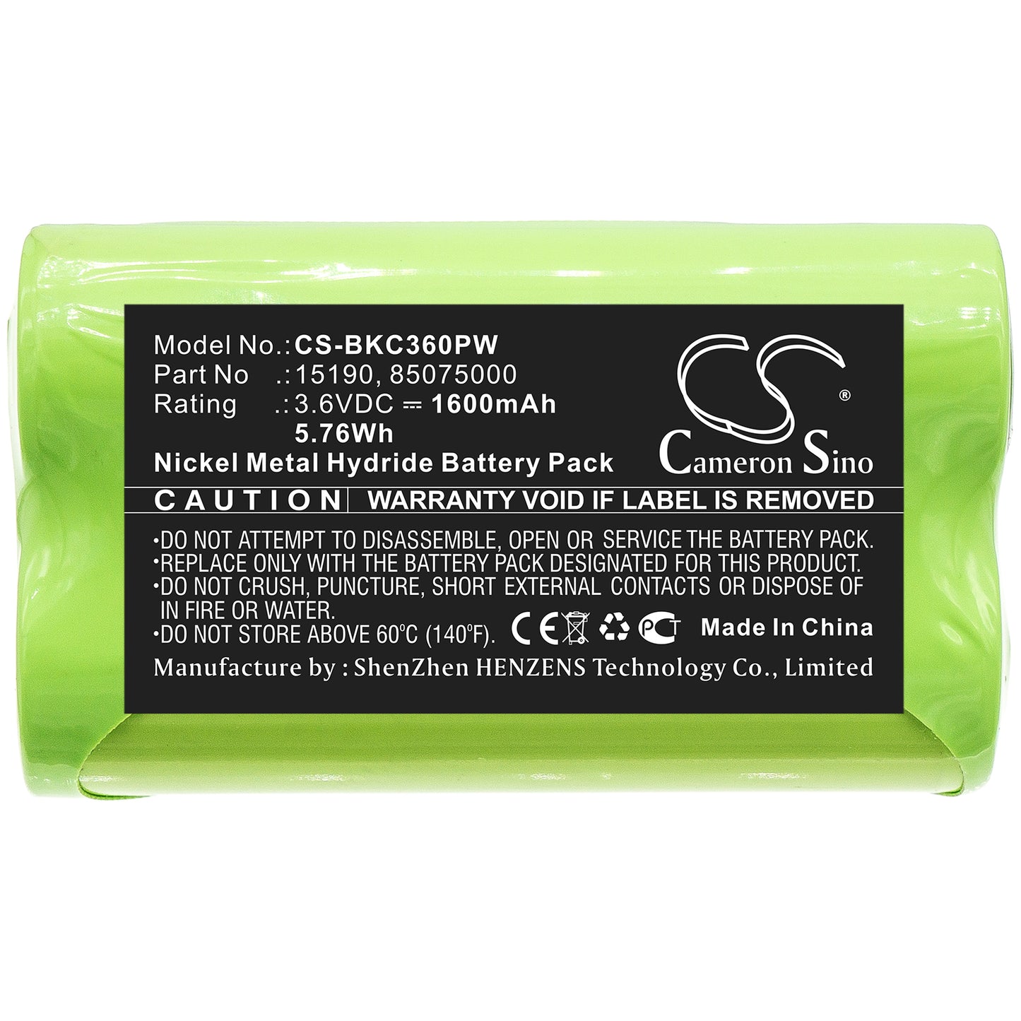 Replacement Battery for Black & Decker KC360H – Power Tool – 1600mAh / 3.6V - image 3