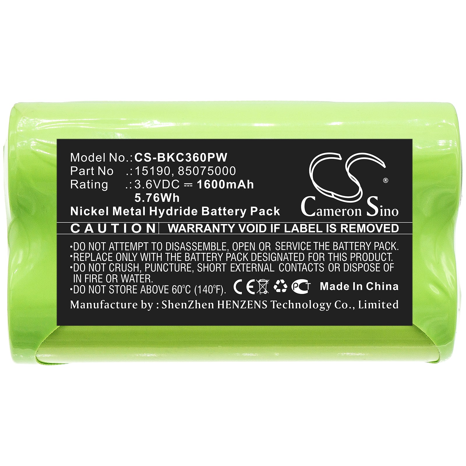 Replacement Battery for Black & Decker KC360H – Power Tool – 1600mAh / 3.6V - image 3