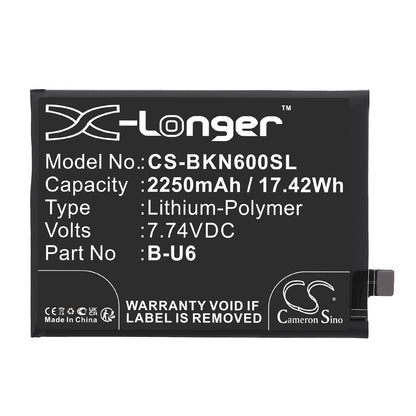Replacement Battery for Vivo iQOO Neo6 SE 5G – Mobile, SmartPhone – 2250mAh / 7.74V