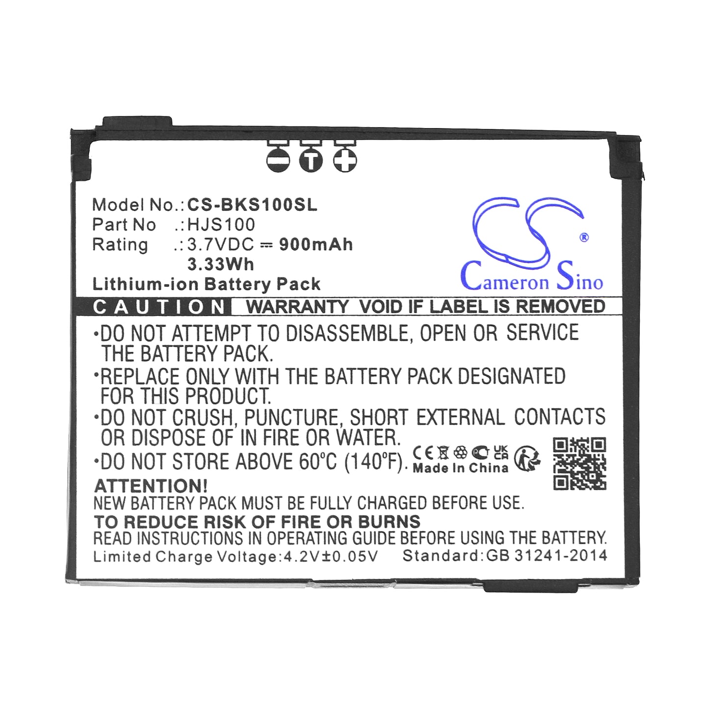 Replacement Battery for Becker HJS 100 – GPS, Navigator – 900mAh / 3.7V - image 3