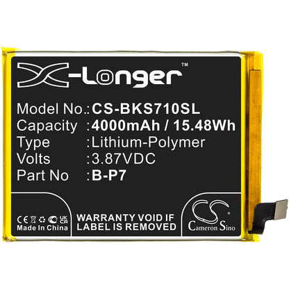 Replacement Battery for Vivo S7e – Mobile, SmartPhone – 4000mAh / 3.87V