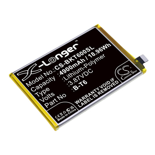 Replacement Battery for Vivo IQOO Z6 5G – Mobile, SmartPhone – 4900mAh / 3.87V