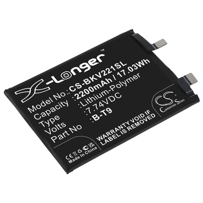 Replacement Battery for Vivo iQOO 10 5G – Mobile, SmartPhone – 2200mAh / 7.74V
