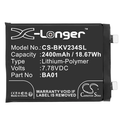 Replacement Battery for Vivo IQOO 11s – Mobile, SmartPhone – 2400mAh / 7.78V
