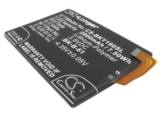 Replacement Battery for BBK VIVO Y19 – Mobile, SmartPhone – 2000mAh / 3.8V