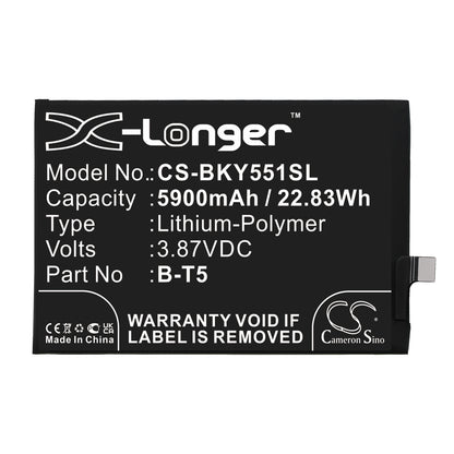 Replacement Battery for Vivo Y55s – Mobile, SmartPhone – 5900mAh / 3.87V