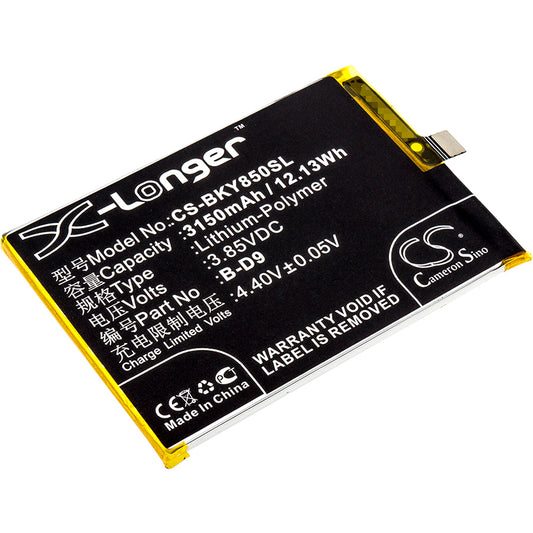 Replacement Battery for Vivo | BBK Y85 – Mobile, SmartPhone – 3150mAh / 3.85V