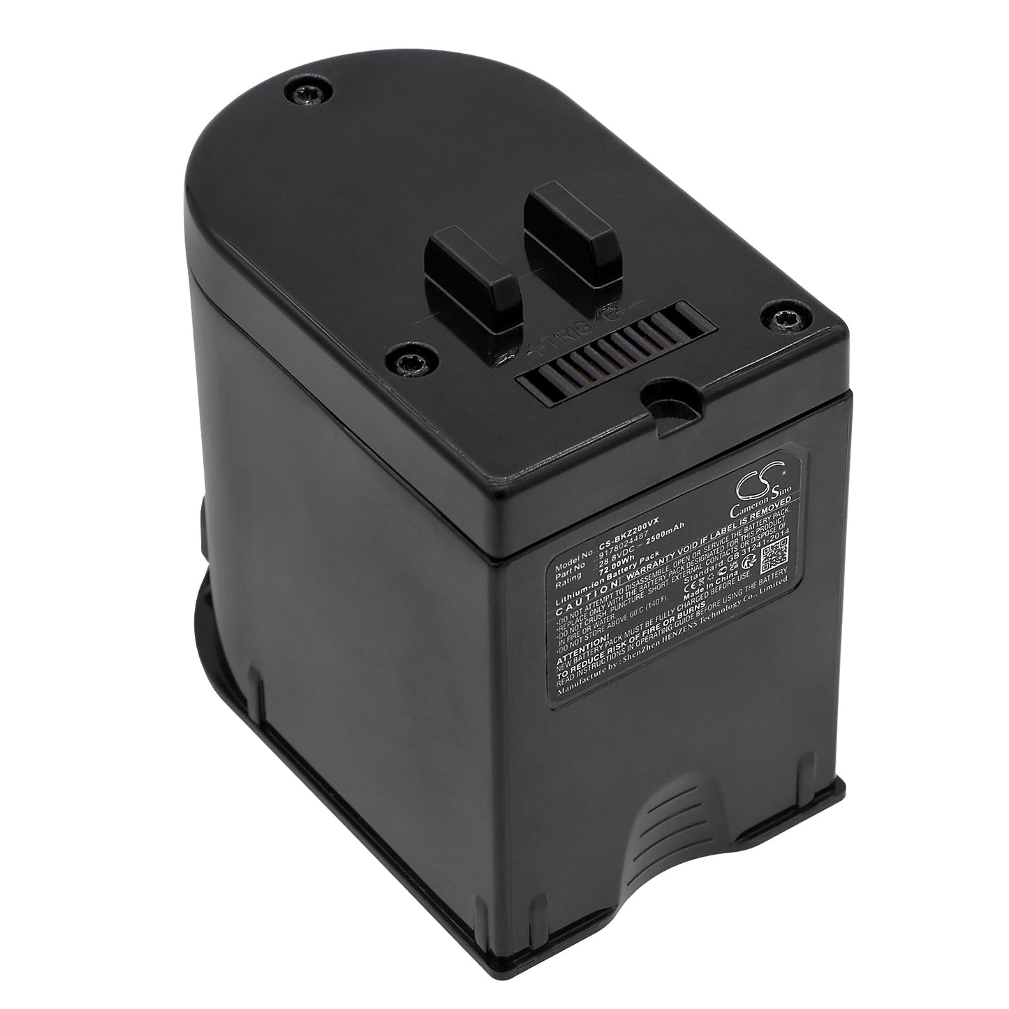 Replacement Battery for Tineco  ZB2007 – Vacuum – 2500mAh / 72.00Wh / 28.8V