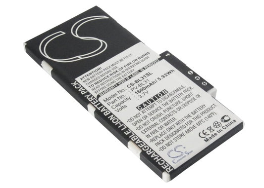 Replacement Battery for UTStarcom | Sharp | T-Mobile PV250 – Mobile, SmartPhone – 1600mAh / 3.7V