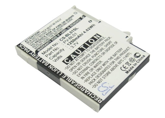 Replacement Battery for T-Mobile | Sharp Sidekick LX – Mobile, SmartPhone – 1250mAh / 3.7V