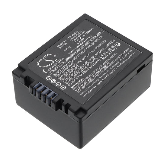 Replacement Battery for Panasonic Lumix DMC-G1 SLR – Camera – 1250mAh / 7.4V
